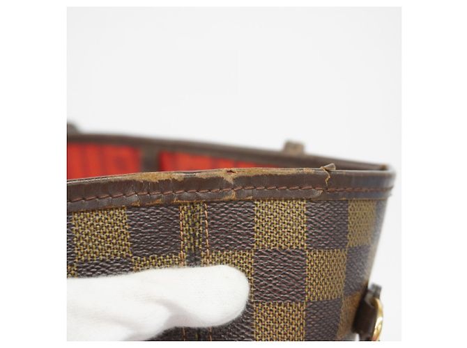 Borsa Tote Louis Vuitton Damier Neverfull MM N51105 Ebene Damier ebene - vista 7