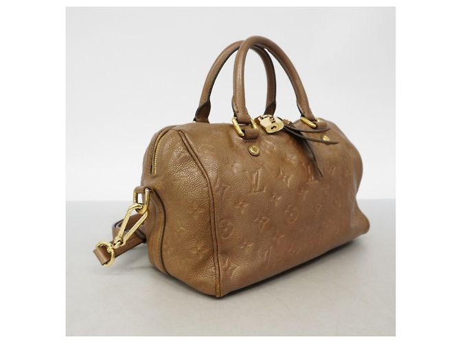 Borsa Louis Vuitton Monogram Empreinte Speedy Bandoulière 25 Bronzo - vista 2