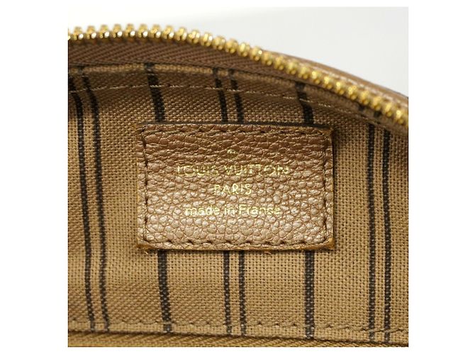 Borsa Louis Vuitton Monogram Empreinte Speedy Bandoulière 25 Bronzo - vista 5