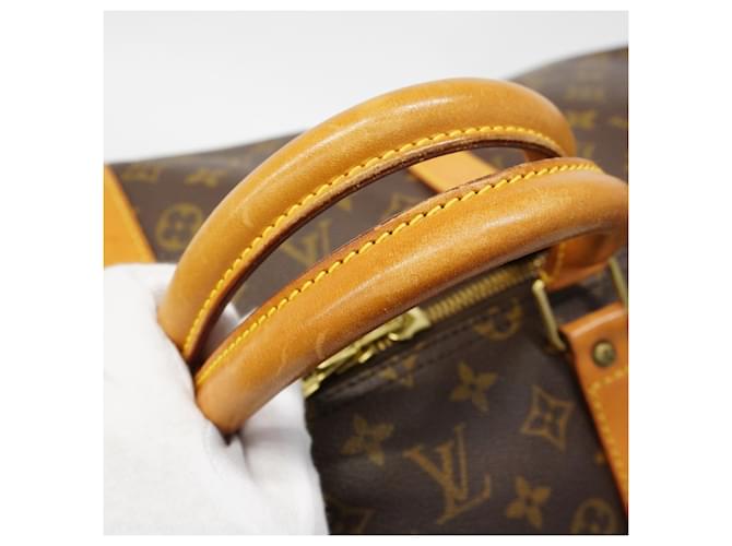 Louis Vuitton Boston Monogram Keepall 55 Marrone - vista 11