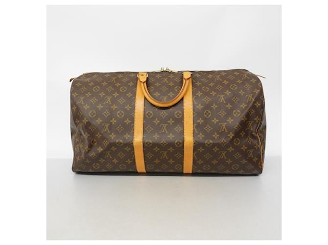 Louis Vuitton Boston Monogram Keepall 55 Marrone - vista 12