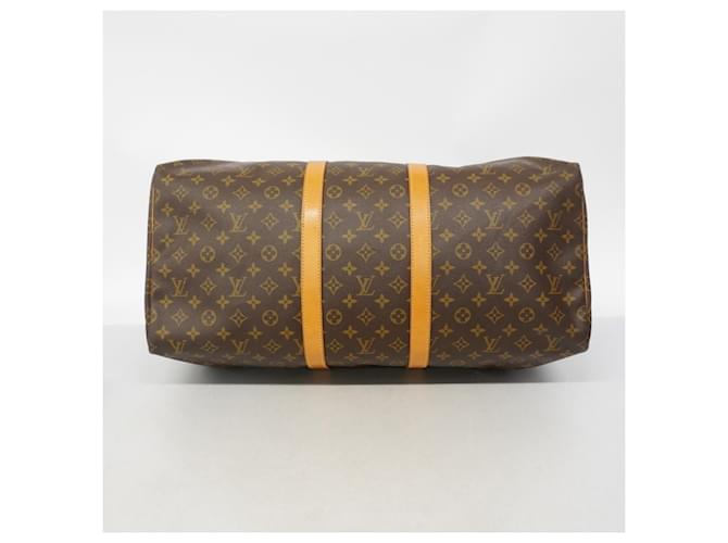 Louis Vuitton Boston Monogram Keepall 55 Marrone - vista 3