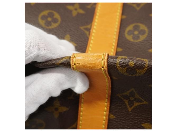 Louis Vuitton Boston Monogram Keepall 55 Marrone - vista 6
