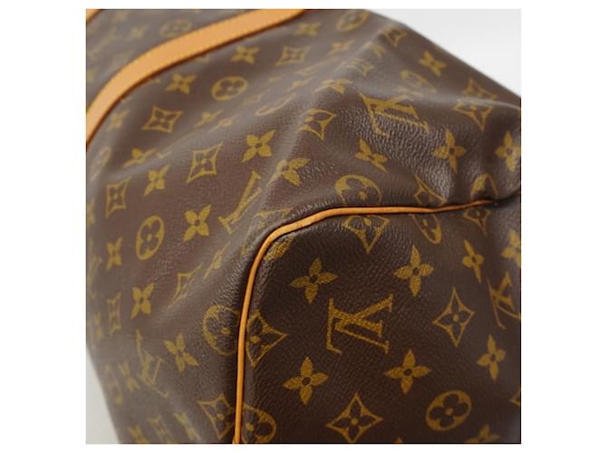 Louis Vuitton Boston Monogram Keepall 55 Marrone - vista 7