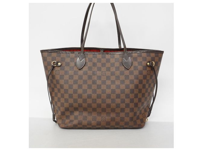 Borsa Tote Louis Vuitton Damier Neverfull MM N51105 Ebene Damier ebene - vista 11