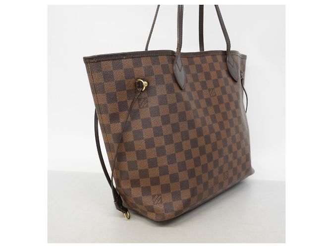 Borsa Tote Louis Vuitton Damier Neverfull MM N51105 Ebene Damier ebene - vista 2