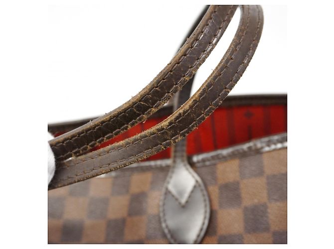 Borsa Tote Louis Vuitton Damier Neverfull MM N51105 Ebene Damier ebene - vista 9
