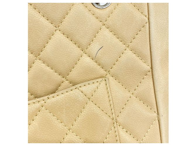 Borsa Tote Chanel Matelassé Chain Beige - vista 11