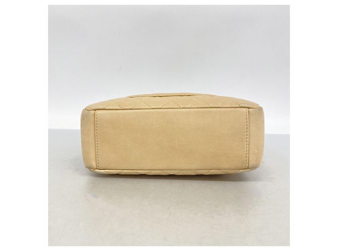 Borsa Tote Chanel Matelassé Chain Beige - vista 3