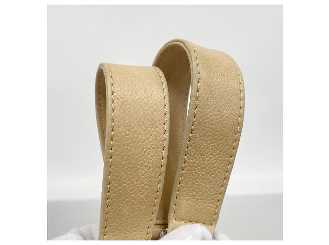 Borsa Tote Chanel Matelassé Chain Beige - vista 9
