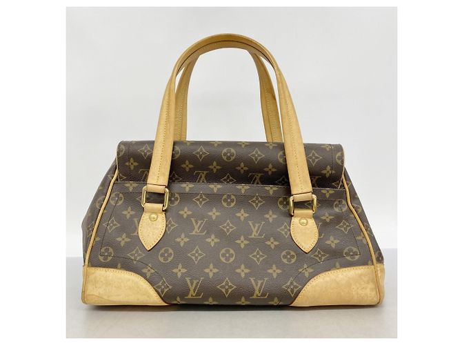 Borsa Louis Vuitton Monogram Beverly GM Marrone - vista 12