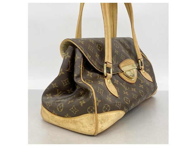 Borsa Louis Vuitton Monogram Beverly GM Marrone - vista 2