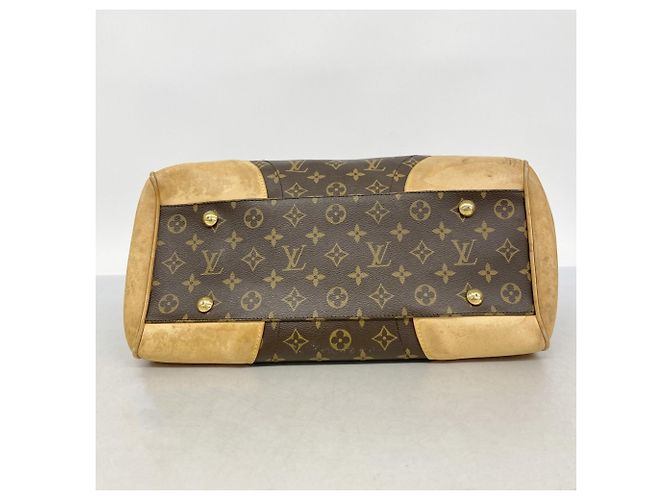 Borsa Louis Vuitton Monogram Beverly GM Marrone - vista 3