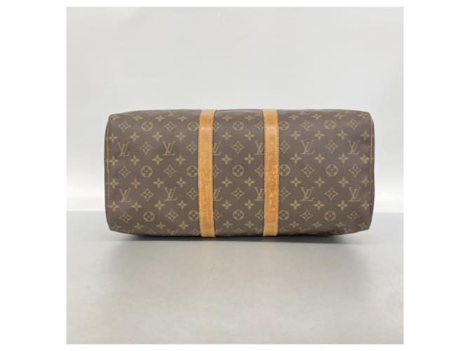 Louis Vuitton Boston Monogram Keepall 45 Marrone - vista 3