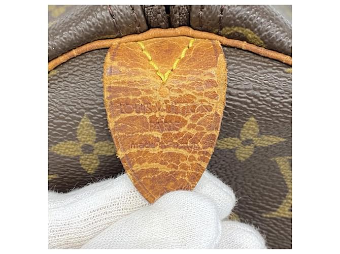 Louis Vuitton Boston Monogram Keepall 45 Marrone - vista 5