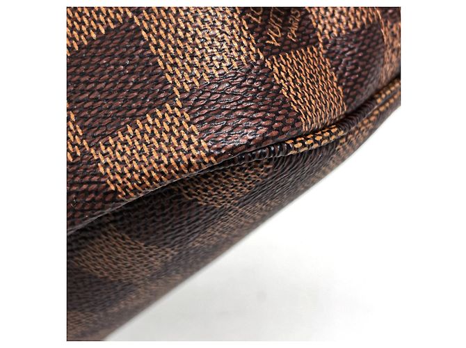 Borsa Louis Vuitton Damier Brown Neverfull PM Marrone Damier ebene - vista 3