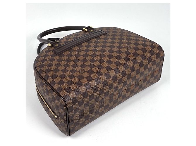 Borsa Boston Nolita Louis Vuitton Marrone Damier ebene - vista 2