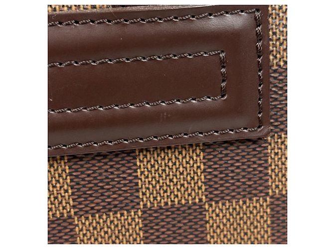Borsa Boston Nolita Louis Vuitton Marrone Damier ebene - vista 4