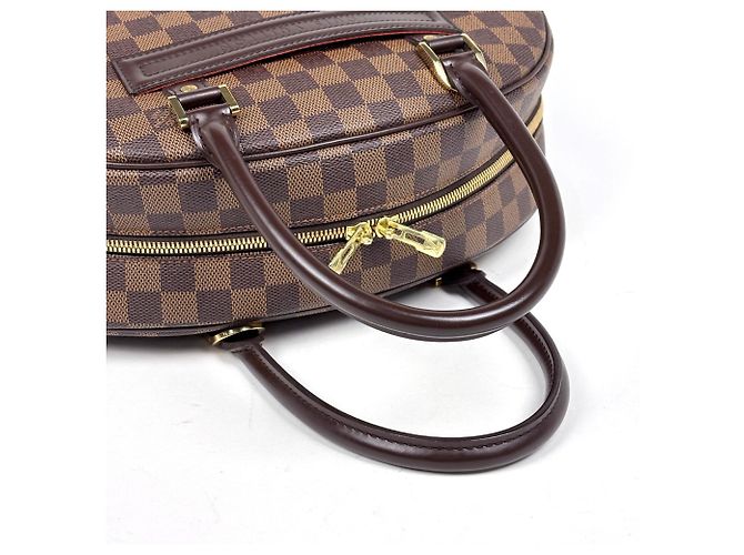 Borsa Boston Nolita Louis Vuitton Marrone Damier ebene - vista 5