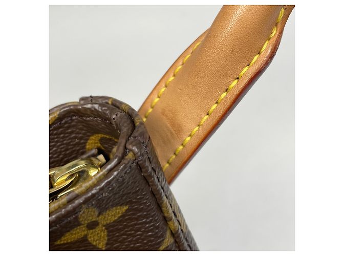 Borsa a tracolla Louis Vuitton Looping MM Marrone - vista 4