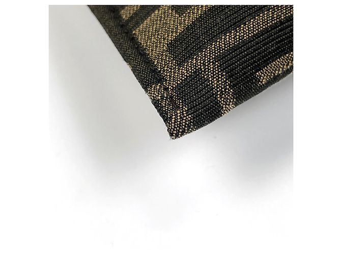 Clutch Fendi Zucca Pattern Marrone - vista 3