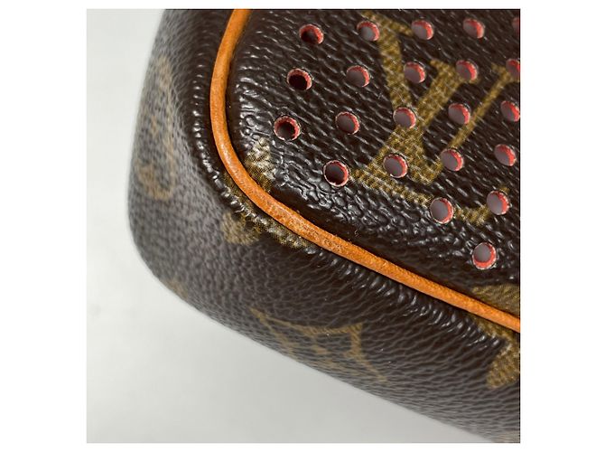 Bolsa Louis Vuitton Monogram Perfo Pochette Accessoires Laranja - vista 3