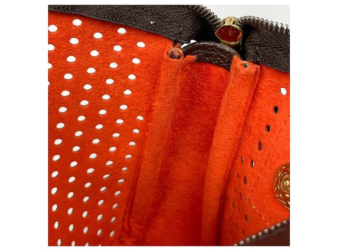 Bolsa Louis Vuitton Monogram Perfo Pochette Accessoires Laranja - vista 7