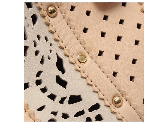Borsa Loewe Amazona 28 Marrone Multicolore Beige - vista 13