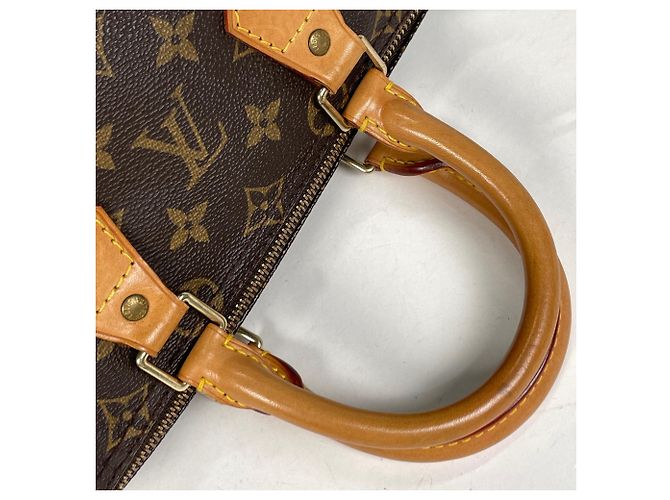 Bolso Louis Vuitton Monogram Brown Speedy 25 Castaño - vista 6