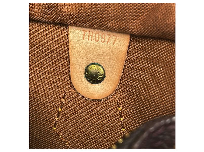 Bolso Louis Vuitton Monogram Brown Speedy 25 Castaño - vista 7