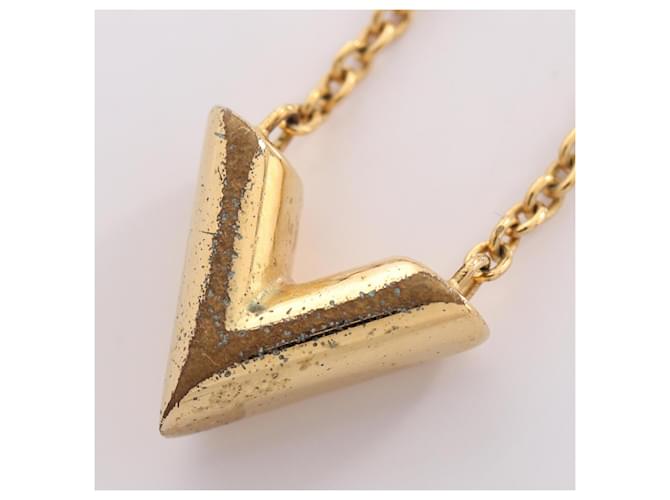 Collana Essential V Louis Vuitton D'oro - vista 2