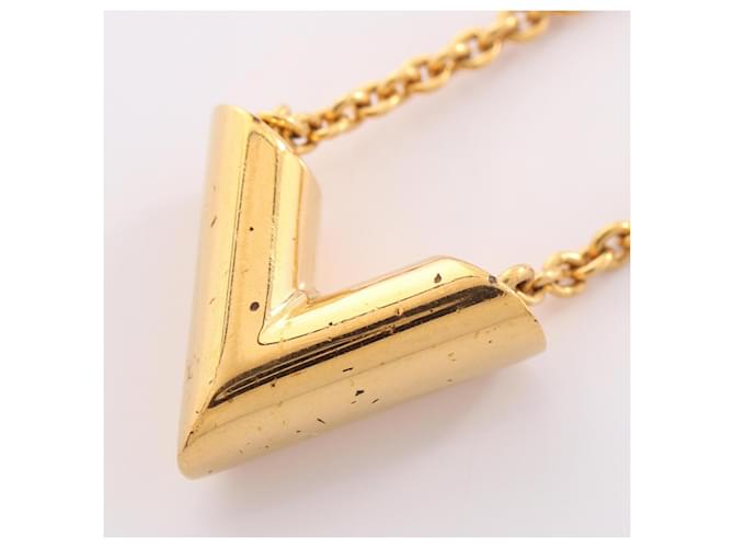 Collana Essential V Louis Vuitton D'oro - vista 2