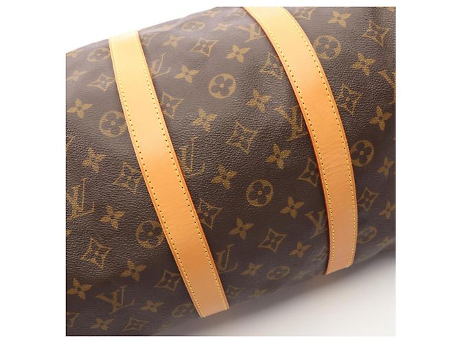 Borsa Boston Louis Vuitton Keepall 45 Monogram Marrone - vista 7