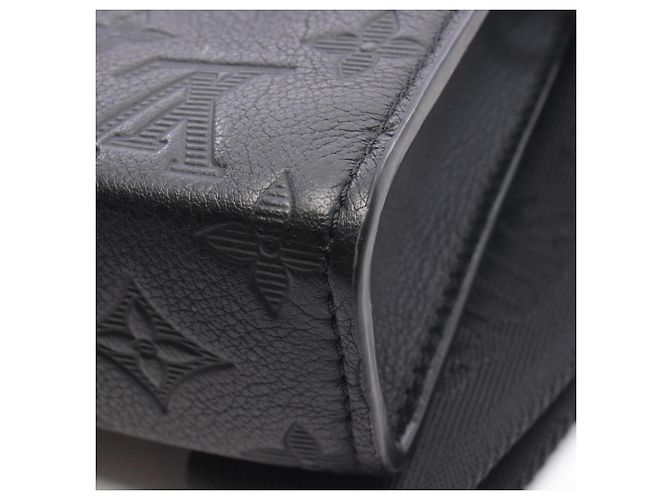 Borsa a tracolla da uomo Louis Vuitton Monogram Shadow Nero - vista 5