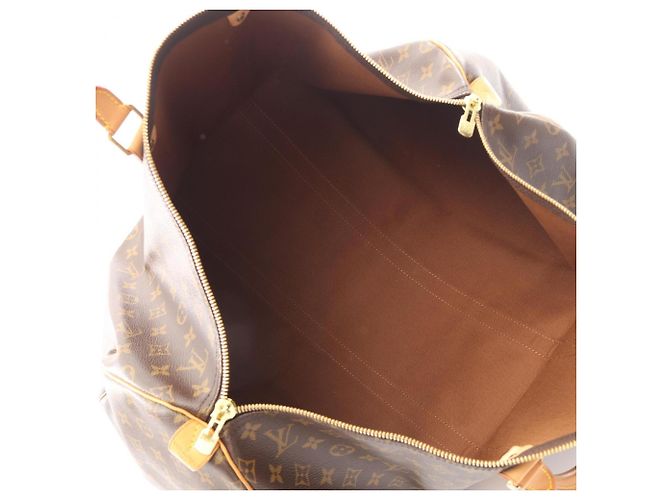 Bolso Boston Louis Vuitton Keepall 55 Monogram Castaño - vista 3