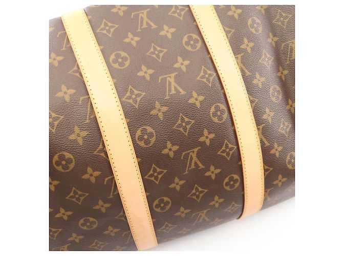 Bolso Boston Louis Vuitton Keepall 55 Monogram Castaño - vista 7