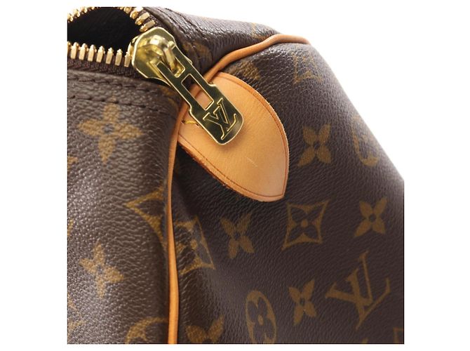 Bolso Boston Louis Vuitton Keepall 55 Monogram Castaño - vista 9
