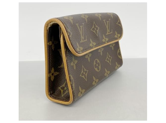Pochette Louis Vuitton Monogram Pochette Florentine Marrone - vista 2