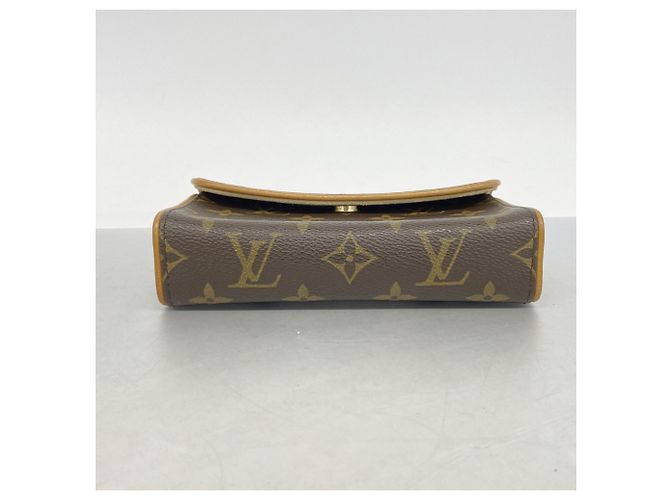 Pochette Louis Vuitton Monogram Pochette Florentine Marrone - vista 3