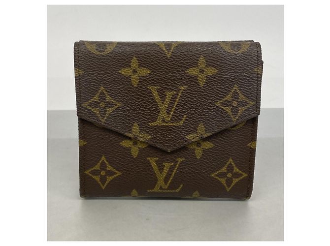 Louis Vuitton Brauner Tri-fold Wallet - Ansicht 7