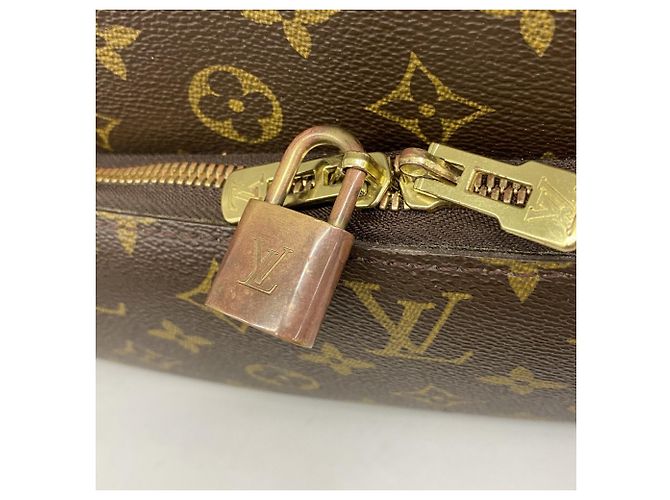 Borsa Boston Monogram Evasion Louis Vuitton Marrone - vista 9