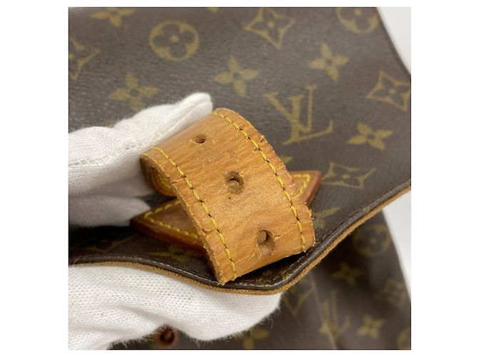 Zaino Louis Vuitton Monogram Montsouris GM Marrone - vista 10