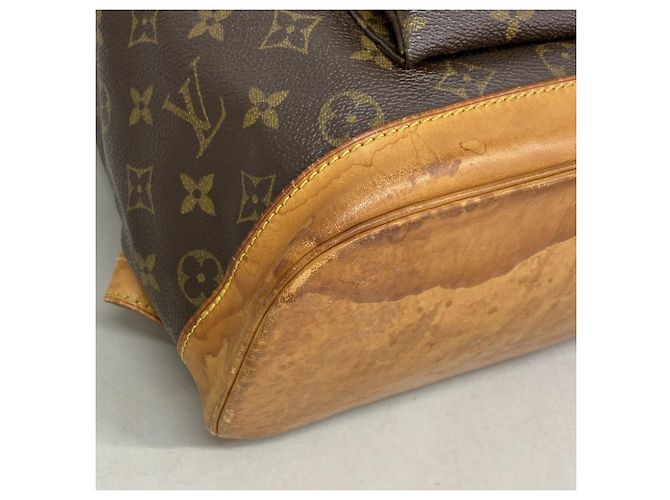 Zaino Louis Vuitton Monogram Montsouris GM Marrone - vista 11
