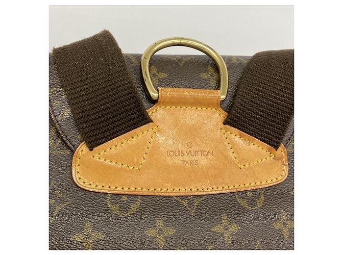 Zaino Louis Vuitton Monogram Montsouris GM Marrone - vista 12