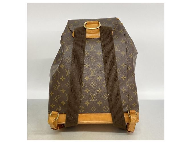 Zaino Louis Vuitton Monogram Montsouris GM Marrone - vista 13