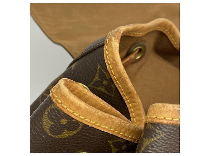Zaino Louis Vuitton Monogram Montsouris GM Marrone - vista 8