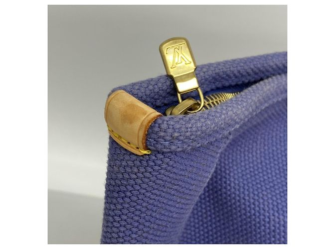 Borsa Tote Louis Vuitton Antigua Cabas GM Blu - vista 6