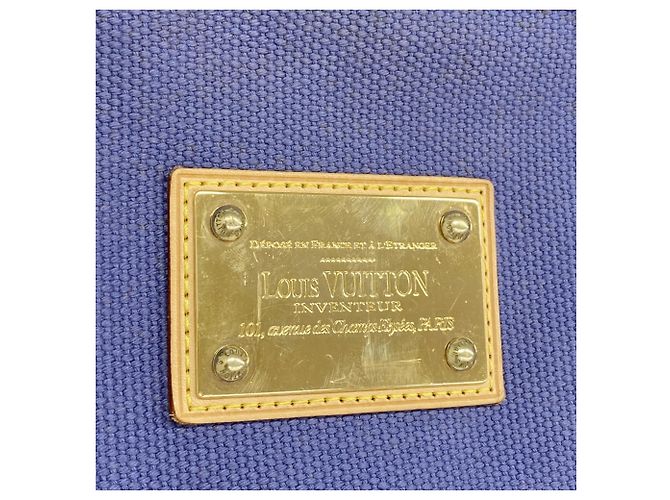Borsa Tote Louis Vuitton Antigua Cabas GM Blu - vista 9