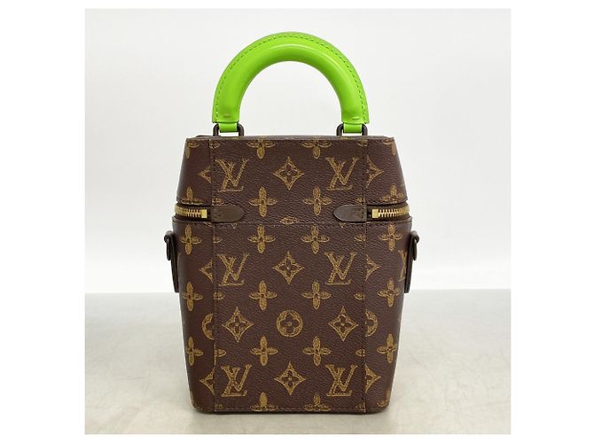 Borsa Louis Vuitton Monogram Vertical Box Trunk Marrone - vista 11
