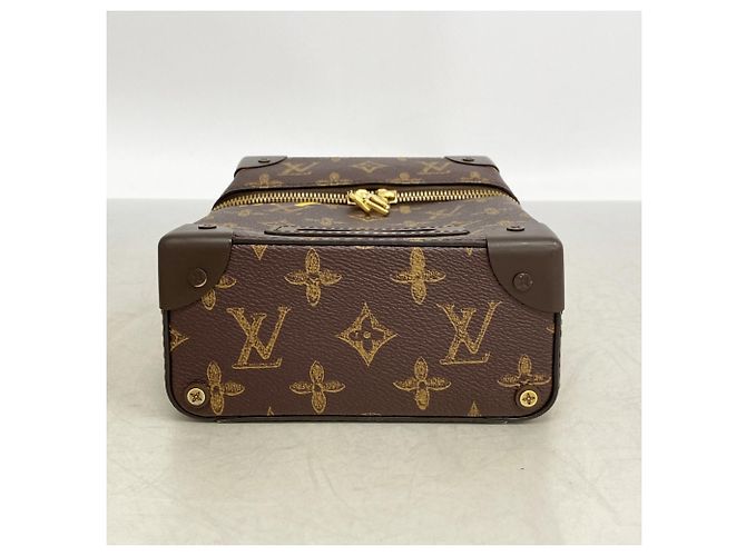 Borsa Louis Vuitton Monogram Vertical Box Trunk Marrone - vista 3